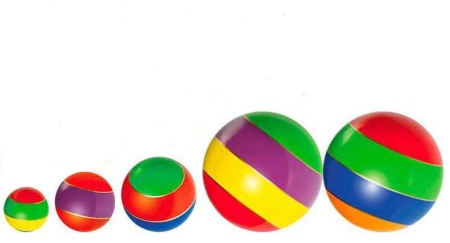 Купить Мячи резиновые (комплект из 5 мячей различного диаметра) в Заозёрске 