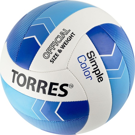 Купить Мяч волейбольный Torres Simple Color любительский р.5 в Заозёрске 